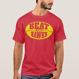 T-shirt Battre les Hawks Vintage Grunge Gameday 1