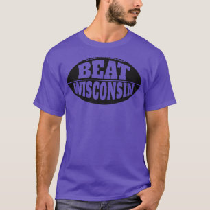 T-shirt Battre Wisconsin Vintage Iowa Gameday