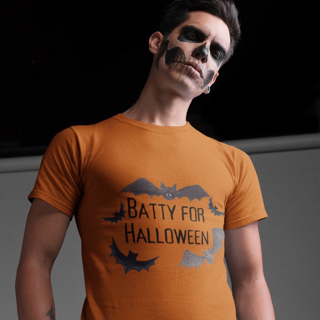 T-shirt Batty pour Halloween chauve-souris Vampire effroi (Batty Shirt)