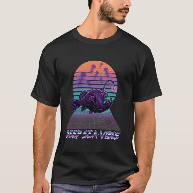 T-shirt Baudroie Méduse Rétro (Devant)