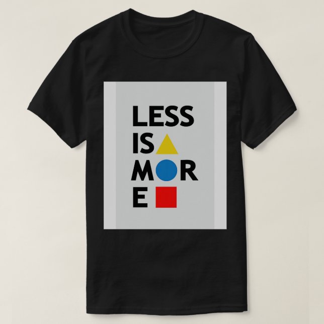 T-shirt Bauhaus 123 (Design devant)