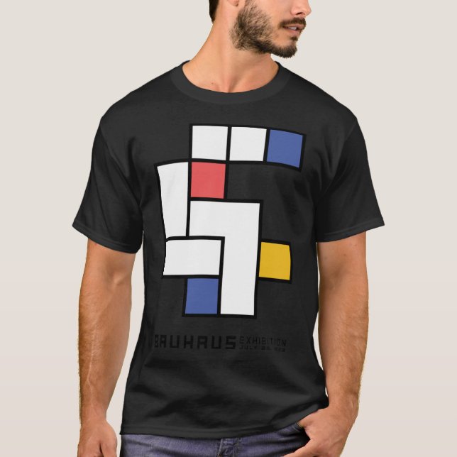 T-shirt Bauhaus 1923 Affiche de design d'exposition (Devant)