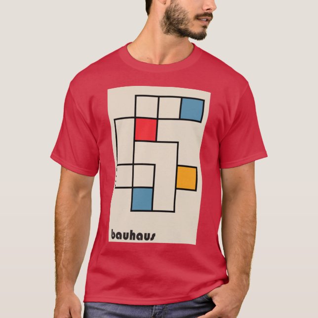 T-shirt Bauhaus 9 surdimensionné (Devant)