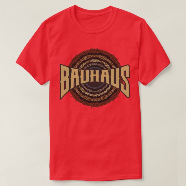 T-shirt Bauhaus Barbed Wire (Design devant)