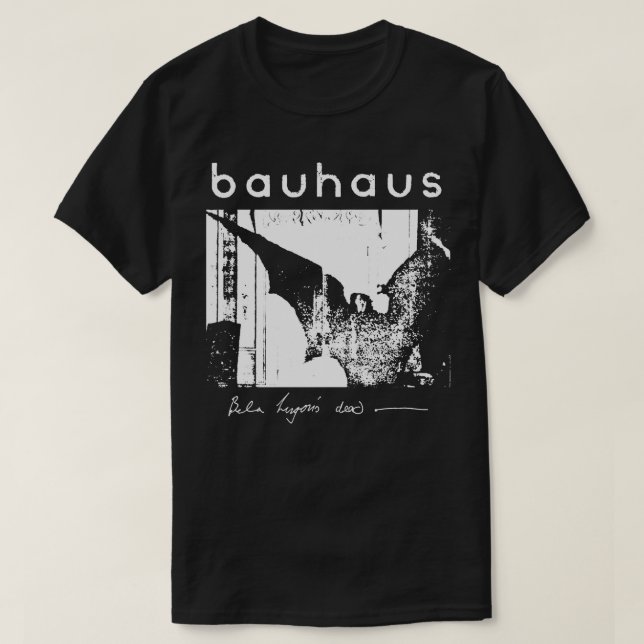T-shirt Bauhaus Bat Wings Bela Lugosis Dead Essentiel 1 (Design devant)