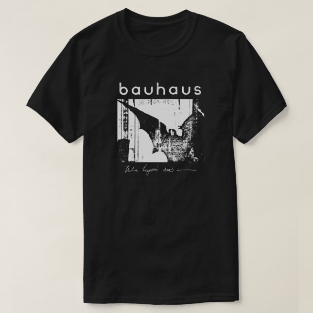 T-shirt Bauhaus - Bat Wings - Le Dead Essential de Bela Lu (Design devant)
