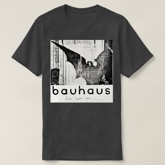 T-shirt Bauhaus Bela Lugosis Décès 2 (Design devant)