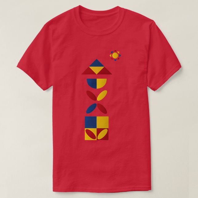 T-shirt Bauhaus botanique (Design devant)