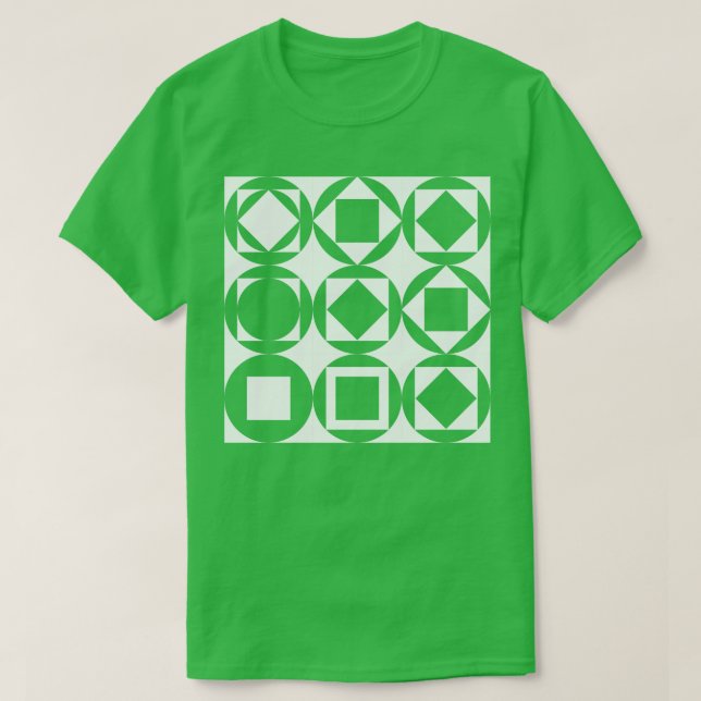 T-shirt Bauhaus Carrés (Design devant)