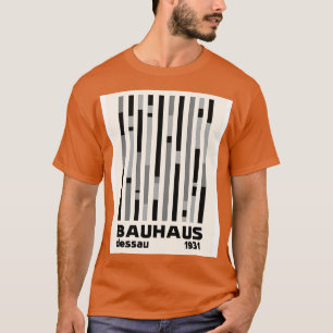 T-shirt Bauhaus Dessau 1931 Hommage moderniste Black Grey