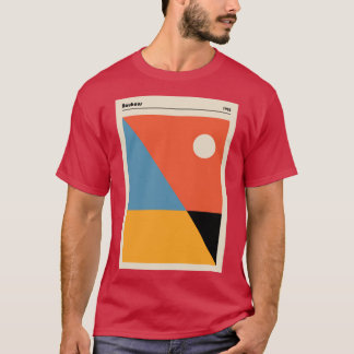 T-shirt Bauhaus homage Modern Gallery Abstrait Colorful Sh