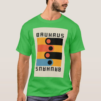 T-shirt Bauhaus homage Modern Gallery Abstrait Colorful Sh