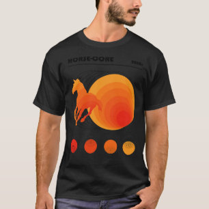 T-shirt Bauhaus Horse Core Orange
