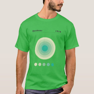 T-shirt Bauhaus Monochromatic Wheel hommage Galerie modern