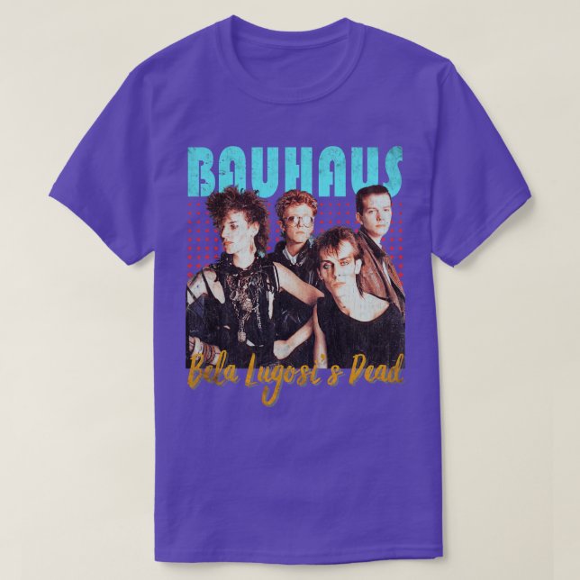 T-shirt Bauhaus Vintage 1979 Bela Lugosis Dead (Design devant)