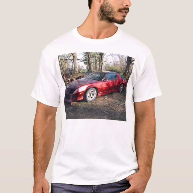 T-shirt Bave de mustangs de règle de Camaros (Devant)