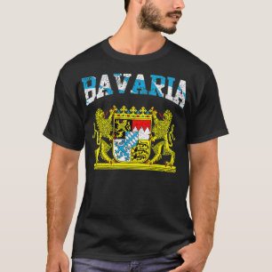 T-shirt Bavière Allemagne Oktoberfest Allemand Bavarois Ho