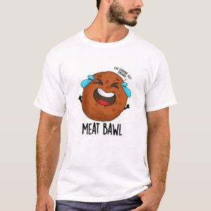 T-shirt Bawl de viande amusant jeu de boule de viande