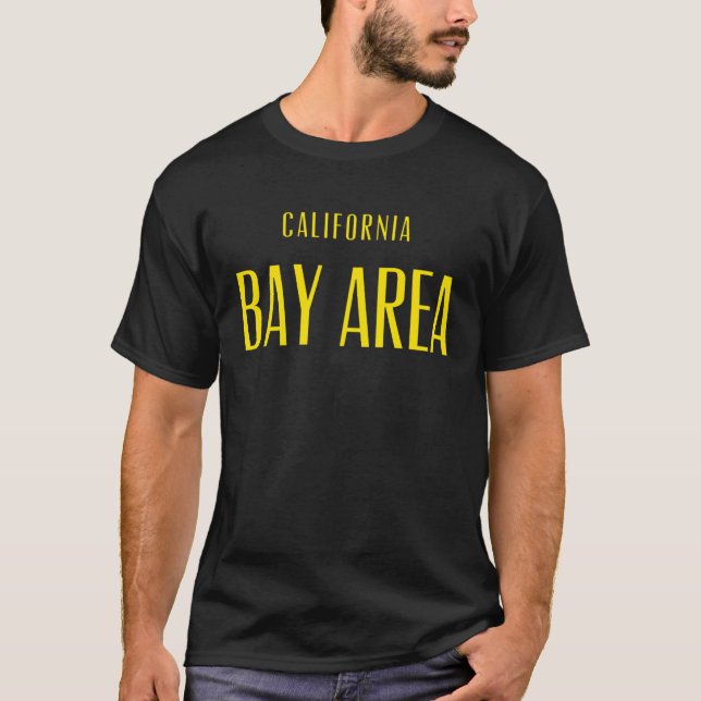T-shirt Bay Area Men Women & Children Cali License Plate S (Devant)