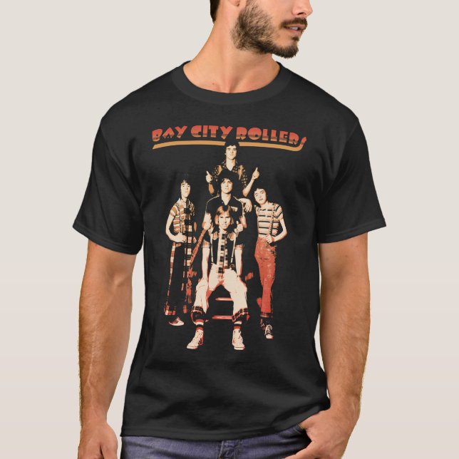 T-shirt Bay City Rollers (Devant)