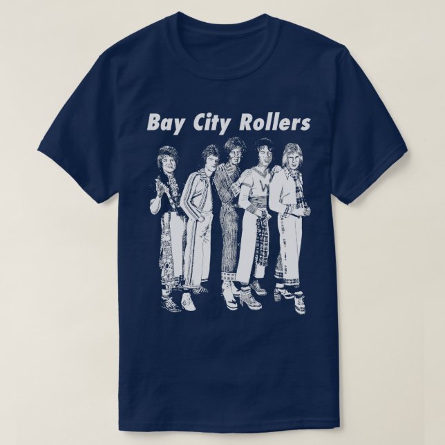 T-shirt Bay City Rollers (Design devant)