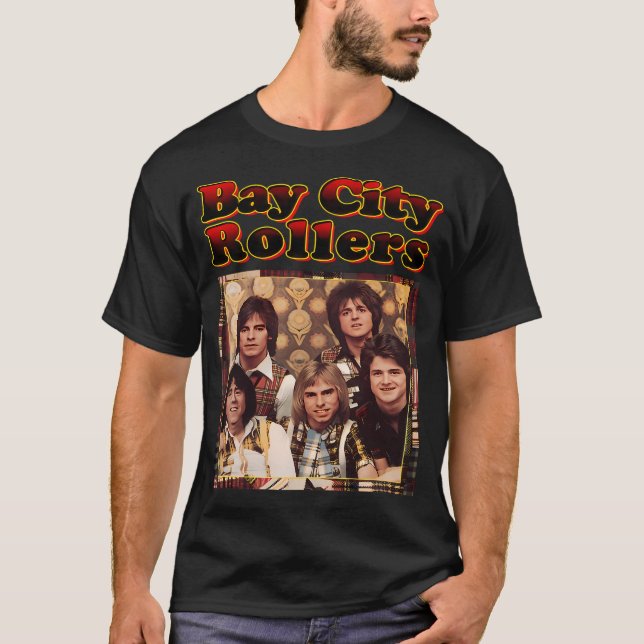 T-shirt Bay City Rollers #13 (Devant)