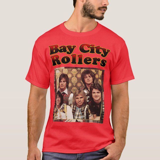 T-shirt Bay City Rollers vintage (Devant)
