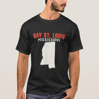 T-shirt Bay St Louis Mississippi USA State America Travel