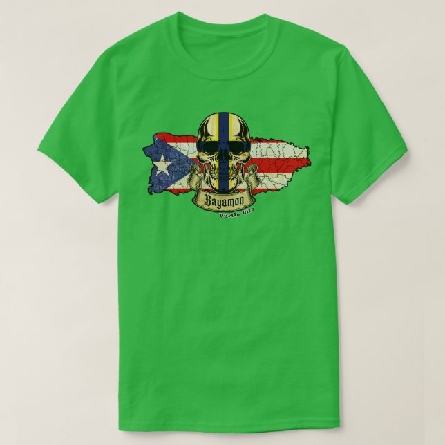 T-shirt Bayamon Isla de Porto Rico (Design devant)
