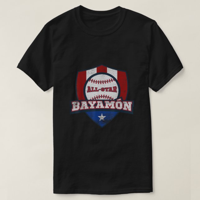 T-shirt Bayamon Porto Rico Camisa Puerto Rican World PR B (Design devant)