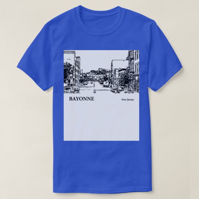T-shirt Bayonne New Jersey 3 (Design devant)