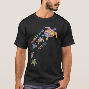 T-shirt Bayou La Baltique Alabama Tortue de mer Plage Love