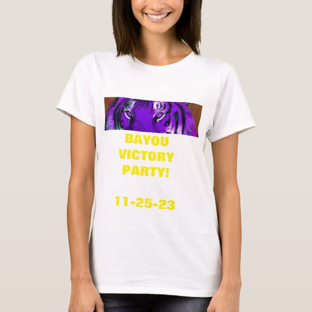 T-Shirt BAYOU VICTORY PARTY (Devant)