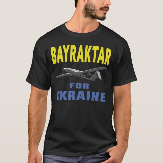 T-shirt Bayraktar pour l'Ukraine (Devant)