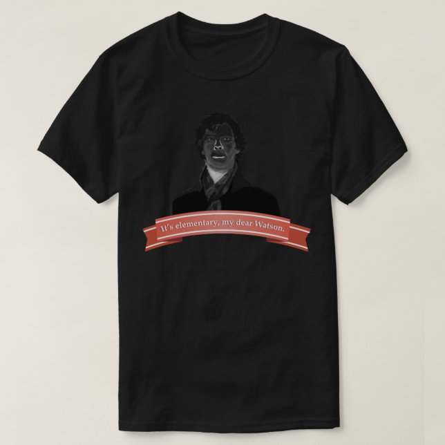 T-shirt BBC Serie Holmes (Design devant)