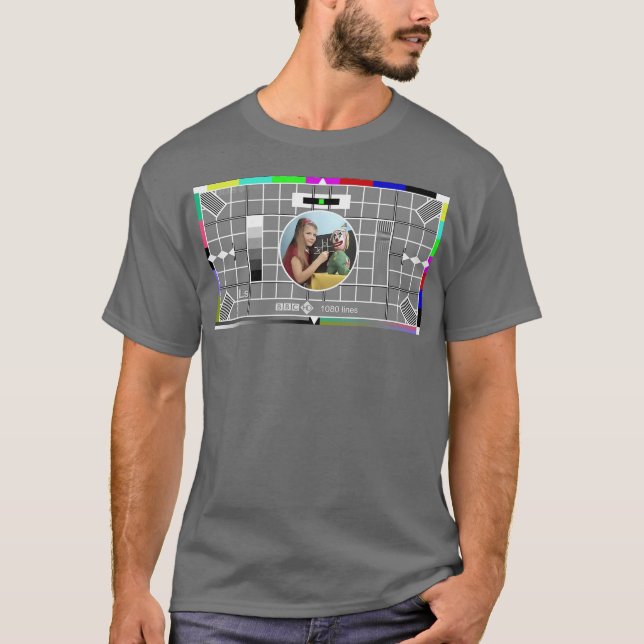 T-shirt BBC Test Card 1970 (Devant)
