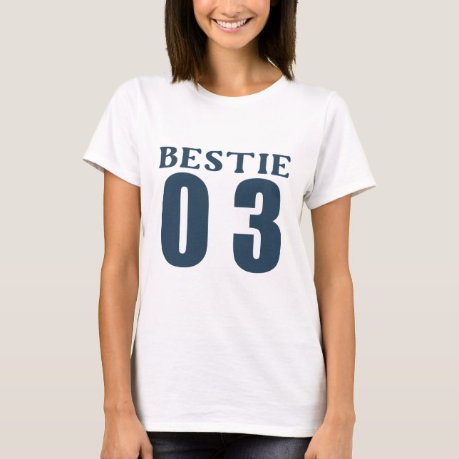 T-shirt BBF Bestie 01 - Meilleure amie (Devant)