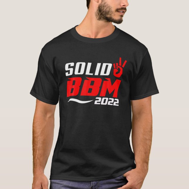 T-shirt BBM Bong Bong Marcos 2022 Président de la Paix Rou (Devant)