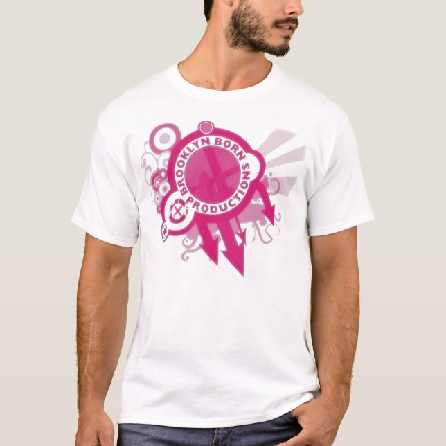 T-shirt BBP-Cercle-Rose (Devant)