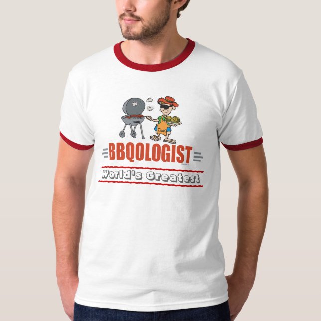 T-shirt BBQ amusant (Devant)