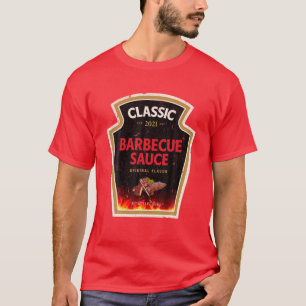 T-shirt BBQ Barbecue Sauce Grill Costume Halloween Ketchup