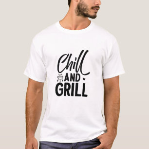 T-shirt BBQ Chill Et Grill