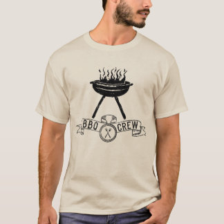 T-shirt BBQ Crew Barbecue design vintage