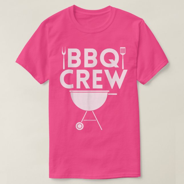 T-shirt BBQ CREW Grill chef Cook Squad Cooking Summer Gril (Design devant)