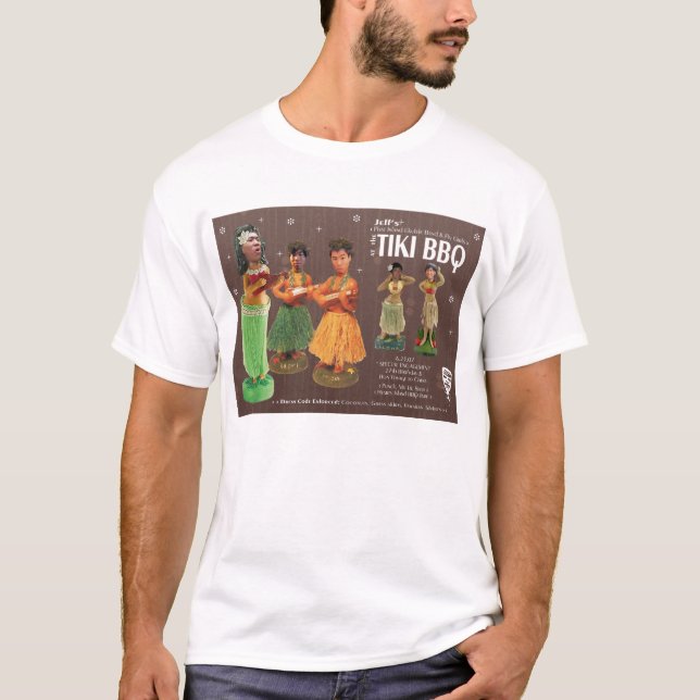T-shirt BBQ de Jeff 27 BdayTiki (Devant)