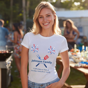 T-shirt BBQ de la fête du 4 juillet patriotique America 25