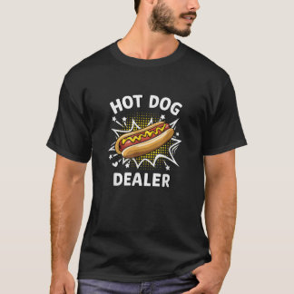 T-shirt BBQ du concessionnaire de chiens chauds
