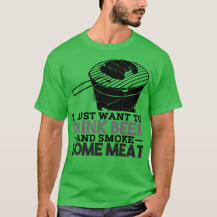 T-shirt BBQ Grill Bière Dit