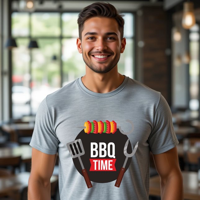 T-shirt BBQ Heure Grill Master Drôle Nourriture (Créateur téléchargé)
