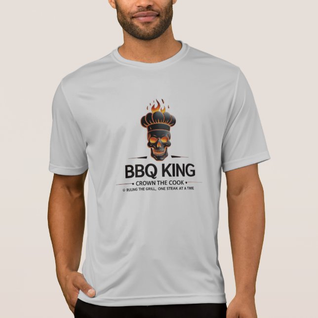 T-shirt BBQ King - Grill in Style Performance Tee (Devant)